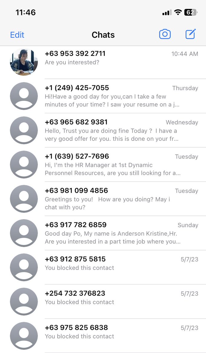 jeancmea's tweet photo. Whoever sold my mobile number has a special place in hell @WhatsApp https://t.co/tIJ2T47nC9