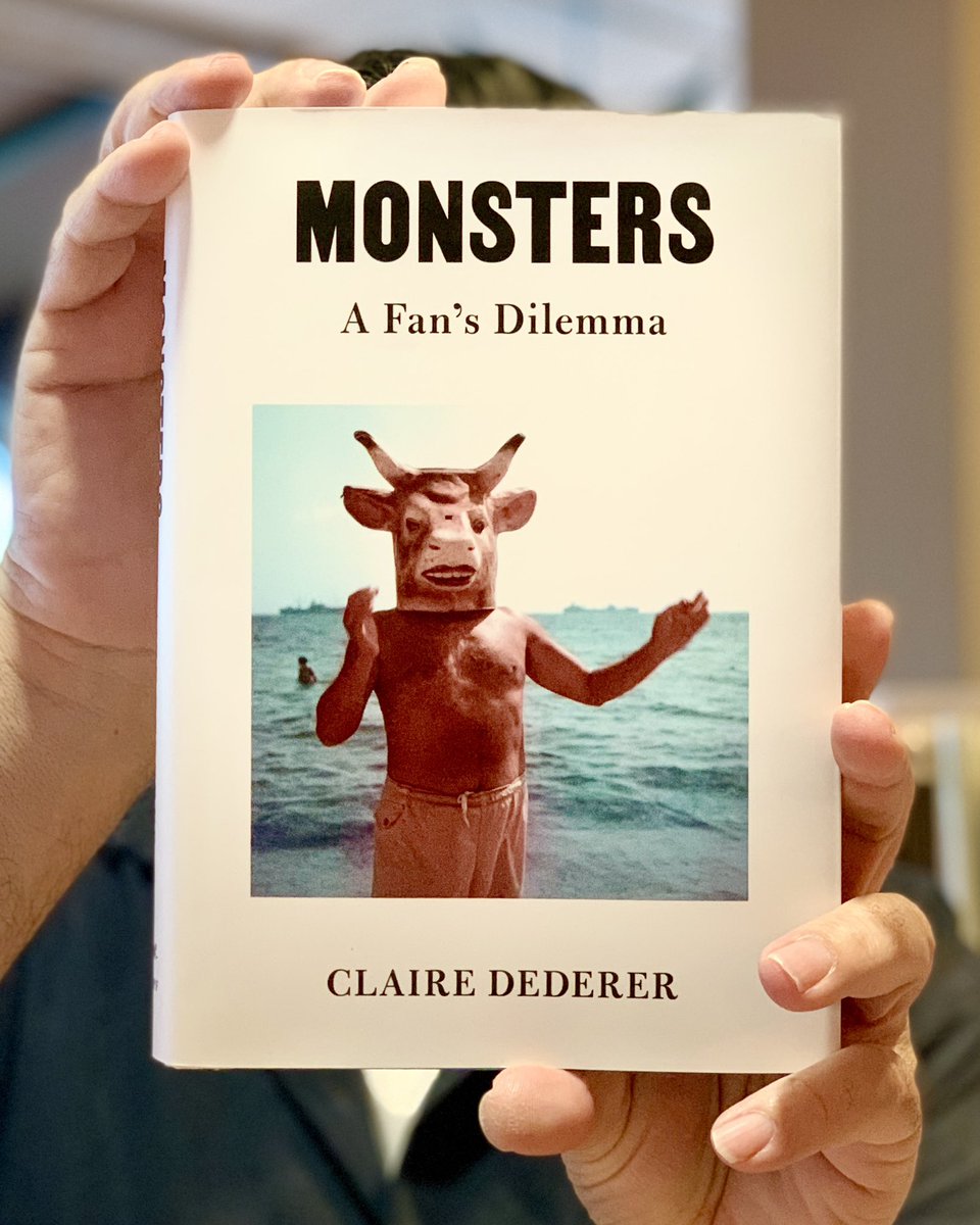 Oh, my! #Monsters from <a href="/ClaireDederer/">Claire Dederer</a> is so good! It’s thoughtful, thought provoking, funny (!) — if you’ve ever wondered what to do when you love the Art but the Artist is an Ass, you need this book. Trust me! <a href="/AAKnopf/">Alfred A. Knopf</a>