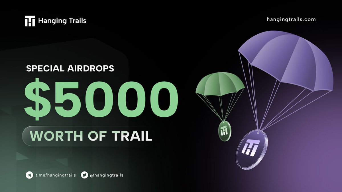 HangingTrails's tweet photo. 🌿🏔️ Introducing $5000 Trails Token Airdrop! 🪂✨
Airdrop Link: https://t.co/PcI8DeSVlk

Join us in constructing 1100m of Nepal's Blended Foot Trails, connecting people with nature, fostering conservation values, and ecosystems. 🌳💚 #HangingTrails #TokenAirdrop  #Airdrop https://t.co/9a2ZSdLy9t