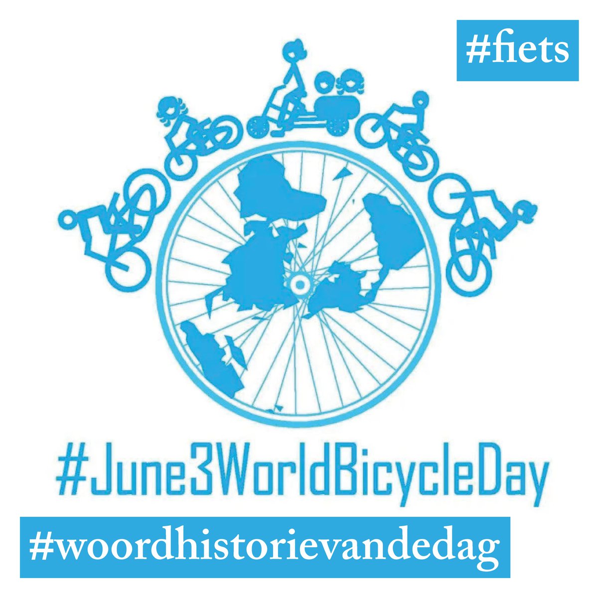 woordhistorie's tweet photo. Over het woord #fiets zijn veel theorieën (het zou genoemd zijn naar de Wageningse smid #Viets, verbasterd van Frans #vélocipède of Duits #Vice-Pferd 'reservepaard'), maar waarschijnlijk komt het van het dialectwoord #vietse 'zich snel voortbewegen', dat teruggaat op Frans #vite. https://t.co/EvReNVyRcn