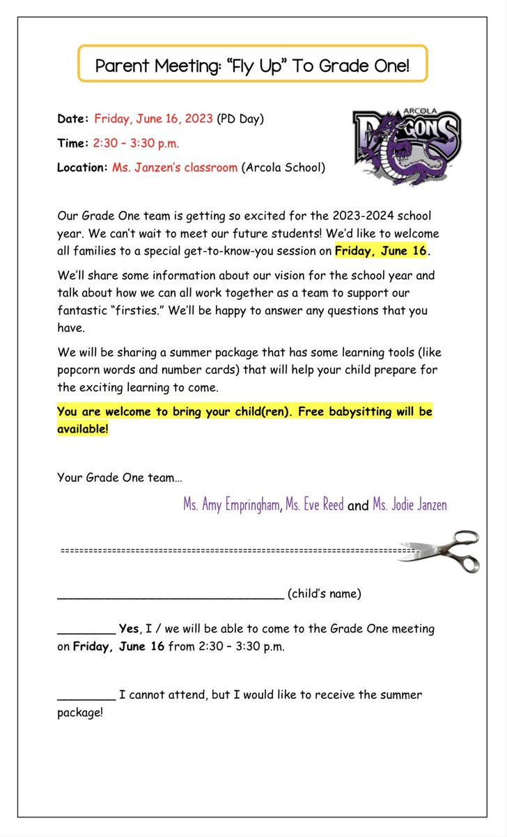 Arcola Community School tweet media
