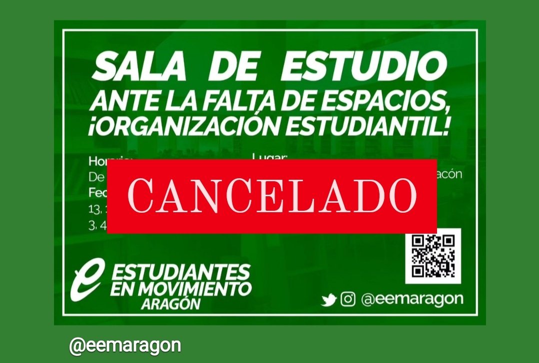 Estudiantes en Movimiento Aragón tweet media