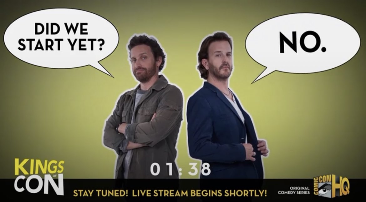 ConKings's tweet photo. Memories! Back when @KingsOfCon would livestream the after-show, #KingsofConversation! Which btw those shows are still on the #Kingsofcon FB page! βΊοΈ Maybe some day weβll get an anniversary show with the whole gang?
@dicksp8jr @RobBenedict @TinaDensmore @JaydenLund @carlynykanen https://t.co/14zUjT5FTv