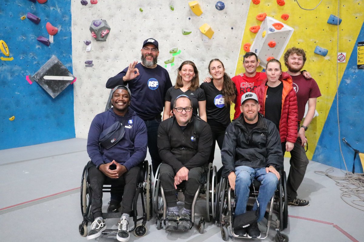AdaptiveSfund's tweet photo. ASF is so grateful to the @GautengClimbing association for generously donating an adaptive climbing harness 🙏🏻
#adaptiveclimbing #adaptiverockclimbing
NO LIMITS. JUST LIFE!
https://t.co/RkivngOBKC https://t.co/5UkaAAS9eH