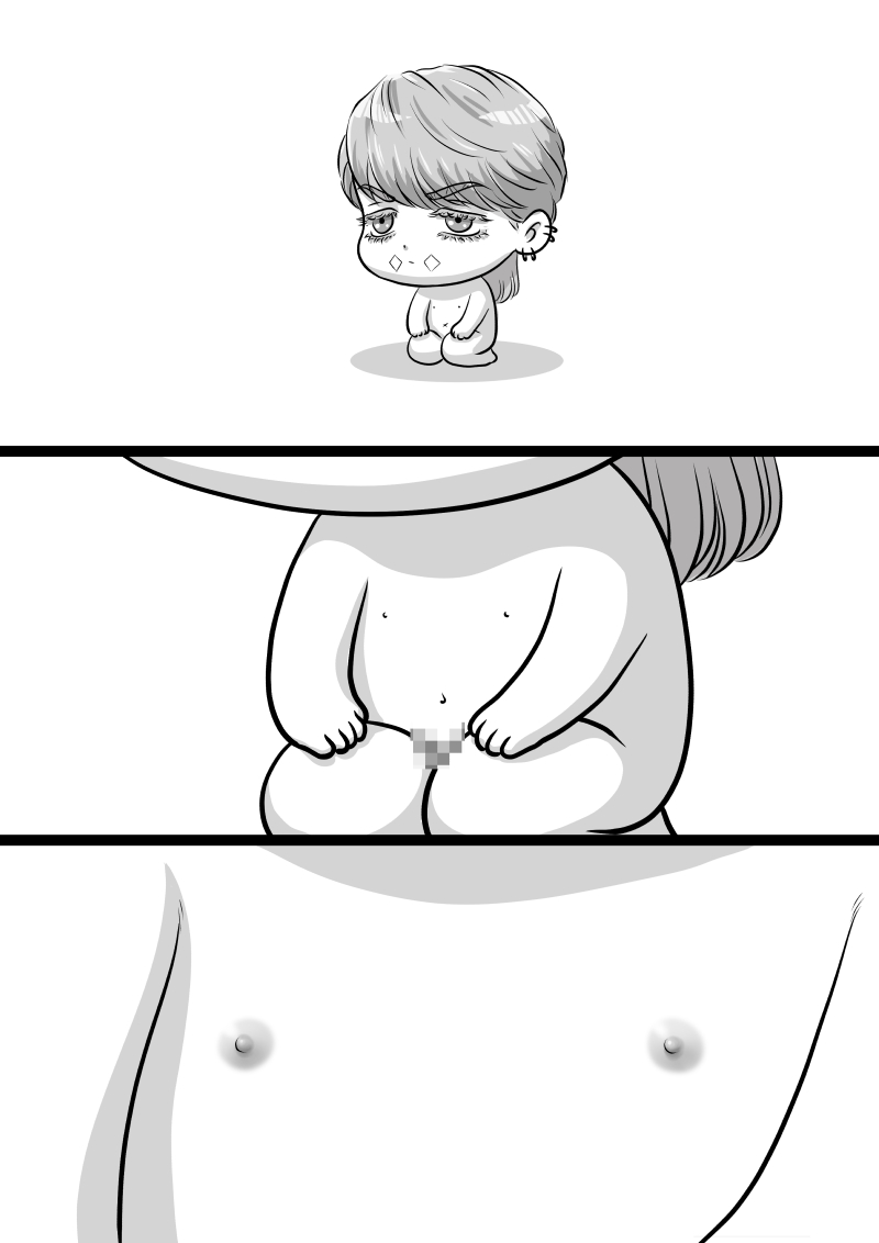 みにちよ拡大図
⚠️裸注意 