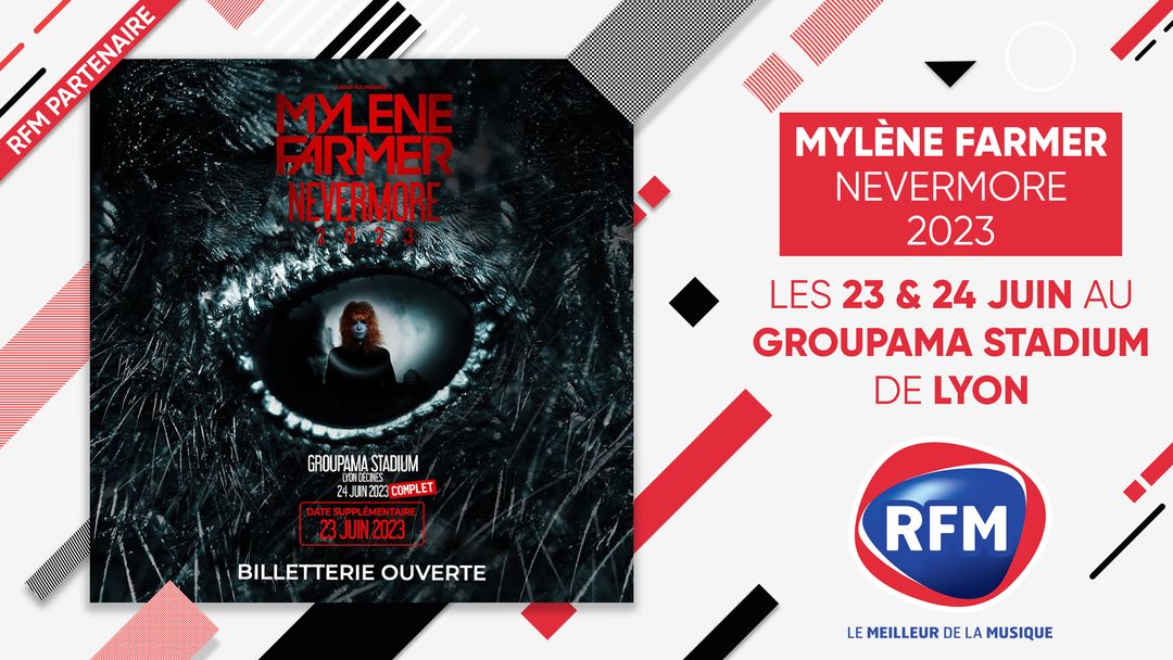 RFMLyon's tweet photo. 🔥 #RFMPartenaire 🔥
👉 Lancement ce Samedi 3 Juin à Lille
de la tournée événement de #MylèneFarmer #Nevermore avec @RFMFrance !! 🔥
📌 #Soyezaurendezvous chez nous en Auvergne Rhône-Alpes les 23 et 24 Juin au @GroupamaStadium !! 🏟🎤🎶
🤩 #ConcertLyon #RhôneAlpes #Concert https://t.co/7OdZa7vxo1