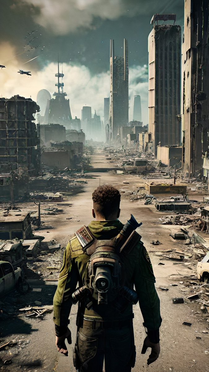 JayKay65220066's tweet photo. Lone Survivor of a destroyed world
#AIArtworks #postapocalypic
#scifi #sciencefiction #digitalart #AiArtSociety #AIArtistCommunity
#newrenaisance https://t.co/O39Wtvv4lp