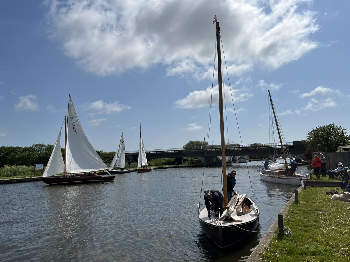 will_jackson's tweet image. All the action of  @threeriversrace from @Thurne_View in Potter Heigham. A 24-hour race with 100 boats - the “third toughest mass participation event in the UK” #3RR