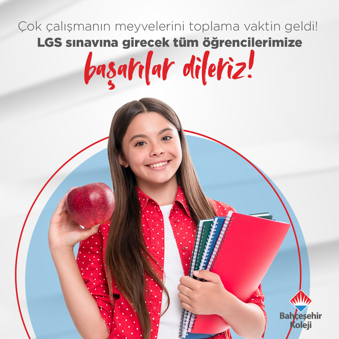Bahçeşehir Koleji ailesi olarak Liselere Geçiş Sınavı’na girecek tüm öğrencelerimize başarılar dileriz!

#bahçeşehirkoleji