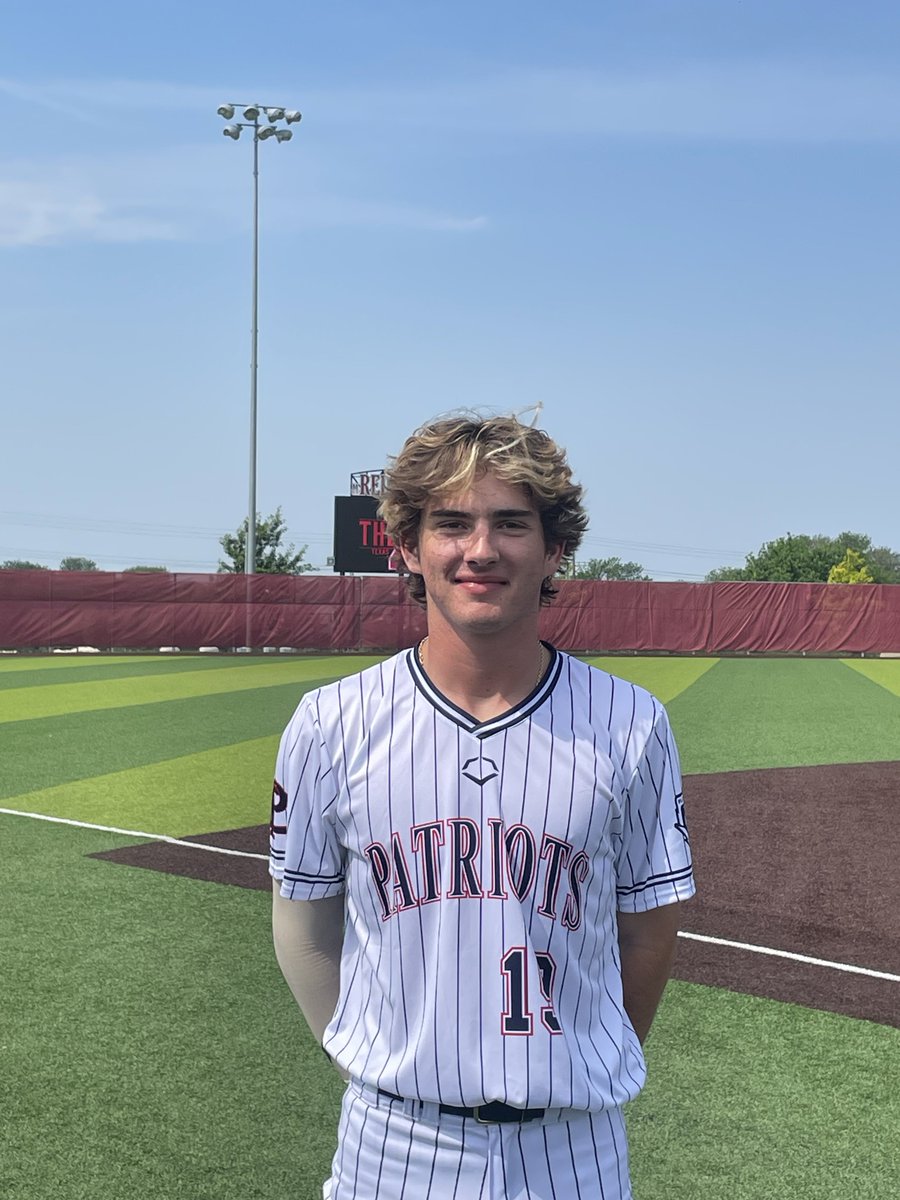 ✭Five Tool Texas✭ (@fivetooltexas) on Twitter photo F: <a href="/DallasPatriots/">Dallas Patriots</a> 17U Clary 11, Texas Warhawks 0
PoG: <a href="/velarde_aj18/">AJ VELARDE</a>: 4 IP, 6K, 0H, 0 BB, 0R
Hitter: <a href="/cadon_griffin/">Cadon Griffin</a>: 2-3, 2B, 2 RBI, 2R
Notable: <a href="/RyanZangri/">Ryan Zangri</a>: 2-3, R F: <a href="/DallasPatriots/">Dallas Patriots</a> 17U Clary 11, Texas Warhawks 0
PoG: <a href="/velarde_aj18/">AJ VELARDE</a>: 4 IP, 6K, 0H, 0 BB, 0R
Hitter: <a href="/cadon_griffin/">Cadon Griffin</a>: 2-3, 2B, 2 RBI, 2R
Notable: <a href="/RyanZangri/">Ryan Zangri</a>: 2-3, R