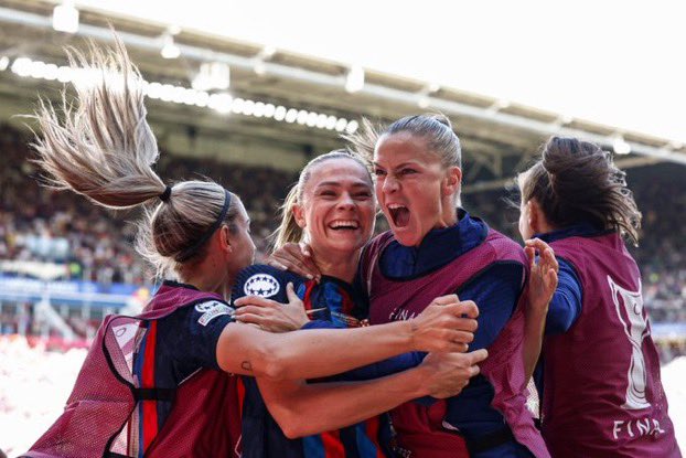 🔴🔵 INCREÍBLE, remontada épica del Barça para ganar su segunda Champions. La teoría del 2 tiene su final feliz. Patri Guijarro MVP y artífice de la remontada con sus 2 (2) goles en 5 minutos. ¡¡¡CAMPEONAS DE EUROPAAAAAAA!!!