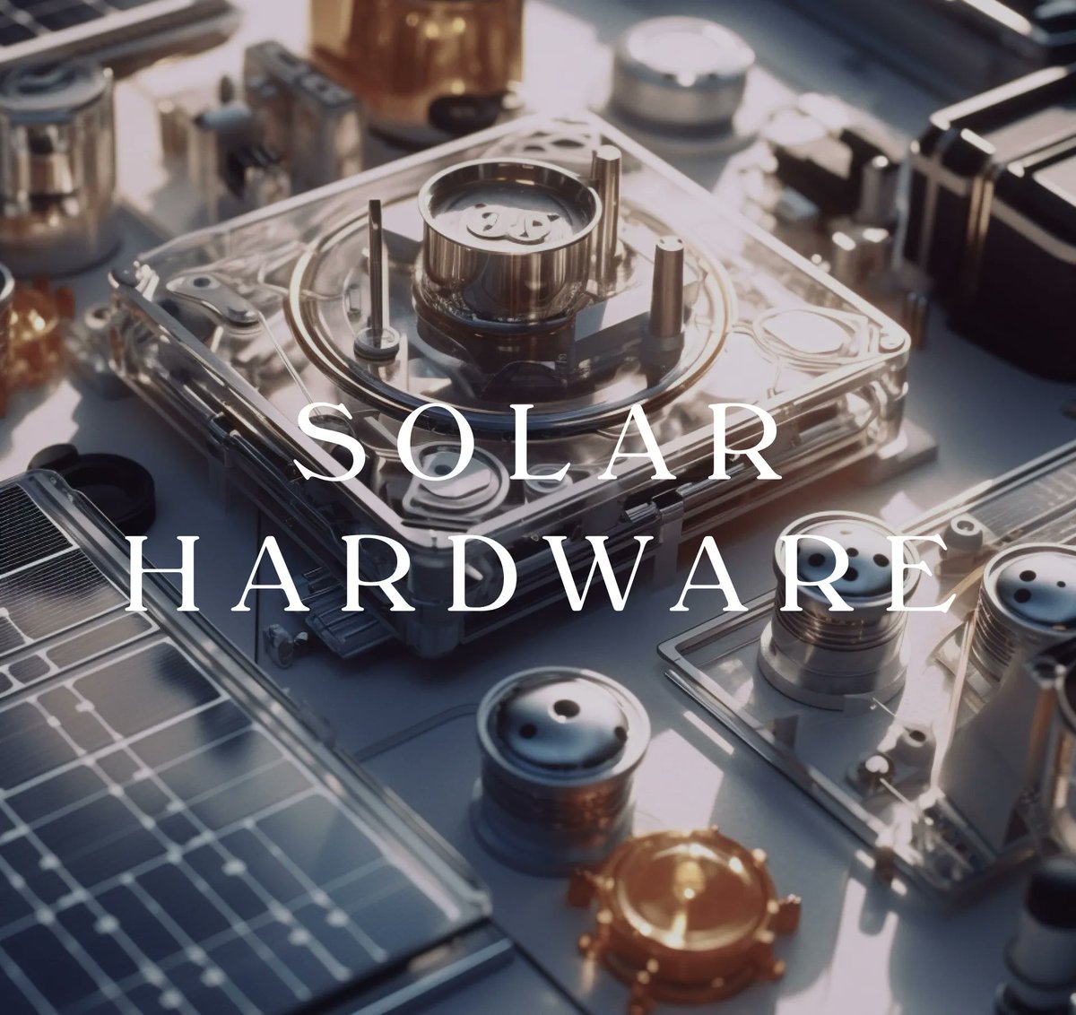 whlrth's tweet image. Harnessing sunlight requires more than panels. #SolarHardware is the backbone of this green revolution, making renewable energy tangible and accessible.