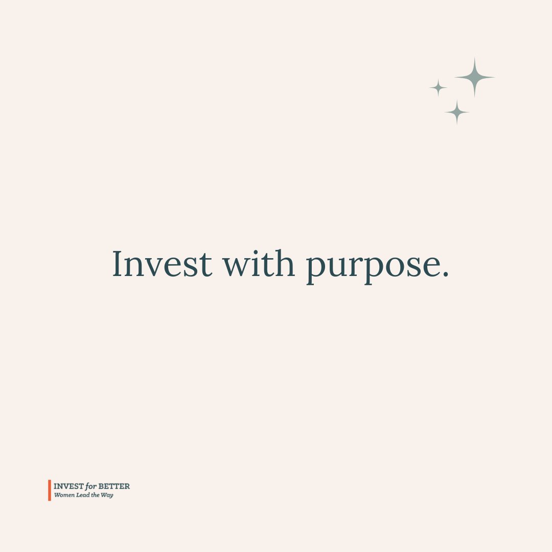 Learn how women invest with purpose. More info: bit.ly/IFB-website
#investingtips #esg #sustainableliving #socialimpact #womensupportingwomen