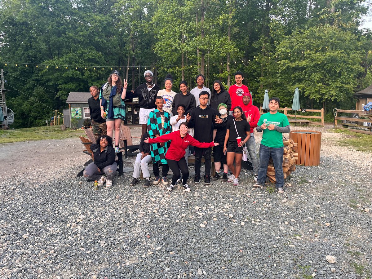 MoCoRec's tweet photo. The Youth Development #RecZone programs finished the year with a fun-filled high ropes course experience at The Adventure Park of Sandy Springs. Youth from all six RecZone sites participated! #MoCoRec #Adventure https://t.co/rjsJtGXBSv