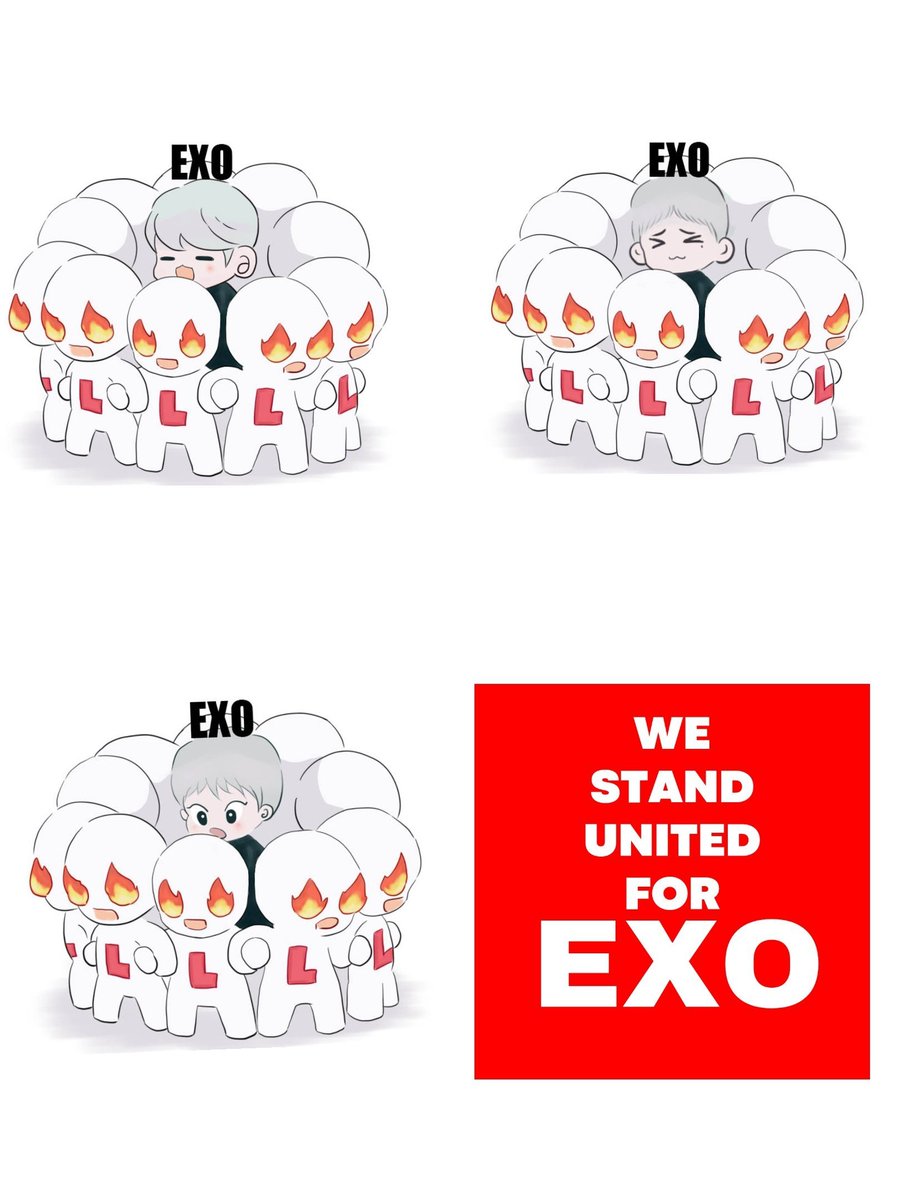 ENJIUE20408's tweet photo. WE PROTEST! 
EXO RED FORCE IS WITH US! 
WE TRUST EXO! 
WE STAND UNITED FOR EXO! 
#WeStandWithCBX
#AlwaysWithEXO
#난_엑소말만_믿어 
#위아원_엑소_사랑하자
#우린_계속_이자리에 
#내청춘_내가지킨다
#엑소뒤에_항상에리있다  @SMTOWNGLOBAL https://t.co/9NJvzmMt6Z