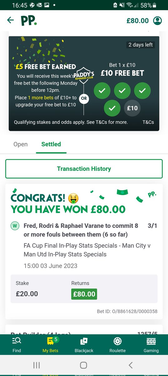 Addieebell's tweet photo. @AndyRobsonTips Nothing special but had this in play https://t.co/Ed8rjSim3h