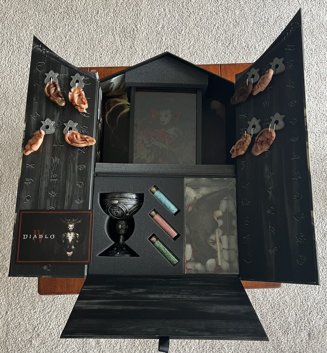 Look at what Blizzard sent me! Thanks for giving me such a cool prop and providing me with the Ultimate Edition of #Diablo4! #DiabloPartner #Paid #Sponsored #advertisement