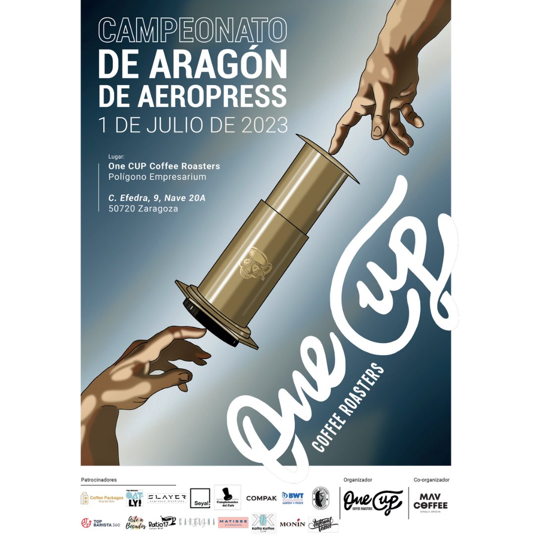 topbarista360's tweet photo. Estamos encantados de anunciarte de que el próximo sábado 1 de julio, estaremos en el Campeonato de Aeropress de Aragón, que tendrá lugar en Zaragoza. 🙌🤩

¡Acercate a visitarnos y conocer de cerca nuestros complementos de las marcas MHW-3Bomber, Difluid y The Force Tamper! https://t.co/BrAy7E4ym1