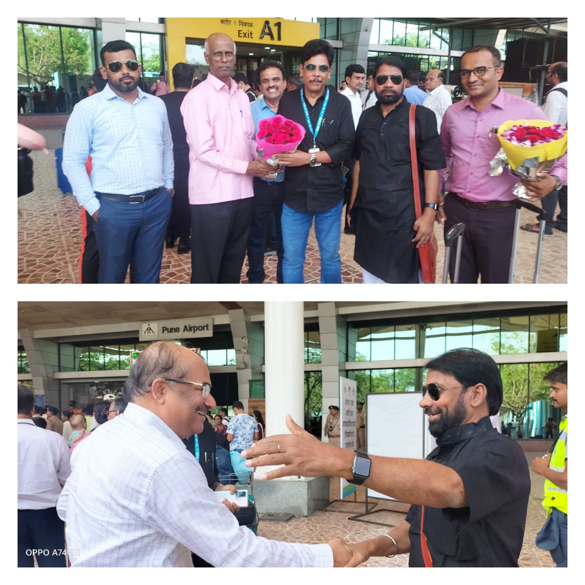 RaviPra82780020's tweet photo. Grand Welcome of Leader of Leaders com Sunil Kumar and Com Sanjay Das by Com Babu Madur at Pune Airport.
Best wishes for Successful AGM.
आपण इतिहास वाचायला नाही,
रचायला आलोय.
@SunilKu92687431 
@sanjaybpi 
@GaneshK98903461 
@AshishTekale_
@AbhishekDukeBoi https://t.co/oeDSD2KUgX