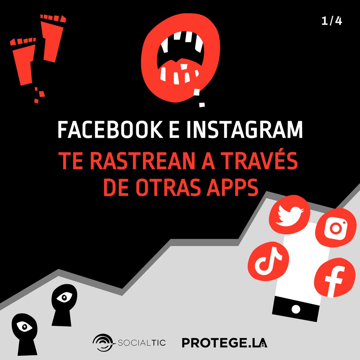 socialtic's tweet photo. ¿Rastreadores en Facebook? 😨Sí, así cómo lo escuchaste.
En la nueva investigación en #Datávoros hablamos sobre los #rastreadores y los datos que recolecta #META (más allá de los datos que le proporcionas voluntariamente).
Échale un ojito. 🔎
https://t.co/vu8zzjFaUW https://t.co/biy2bQ8YJO
