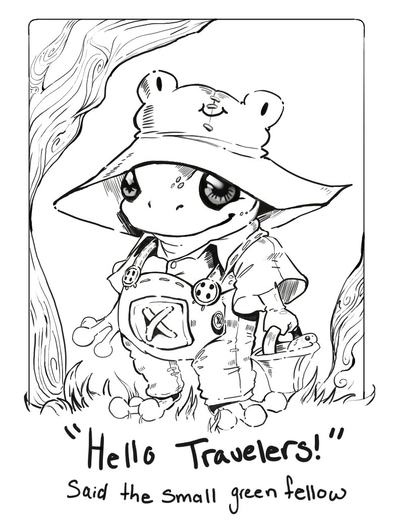 artcher_artwork's tweet image. I drew this coloring sheet