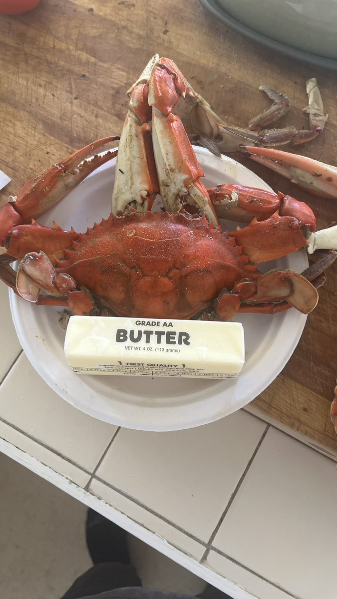 It’s a blue crab kind of evening