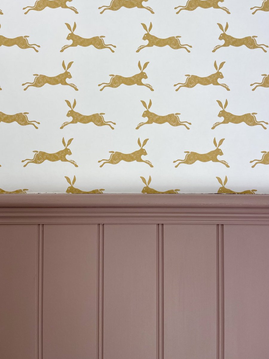 Aneedtopaint's tweet photo. Maybe the sun has sent me mad! I’m having a little fun with a garden studio decorating scheme!! 🫣😜 @FarrowandBall #SulkingRoomPink #Bancha #SudburyYellow @janechurchill1 wallpaper https://t.co/FAlnTy75cO