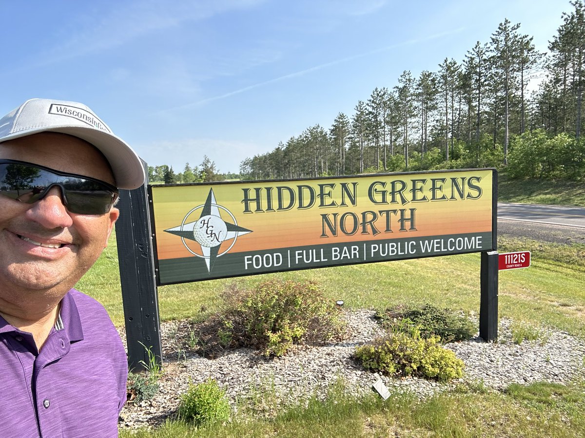 RobHernandezGLF's tweet photo. First Wisconsin round  of the 2023 golf coverage trip. What  a fun time keeping it between the trees. #NewNine https://t.co/EwCs5UQaJJ