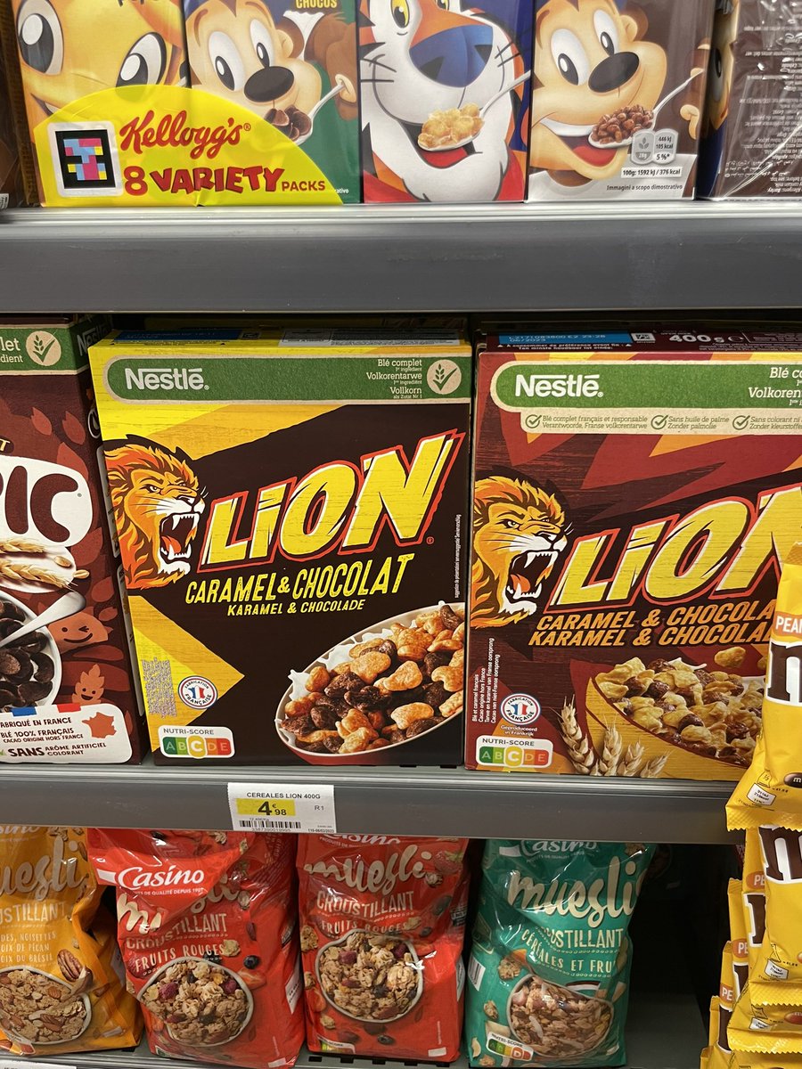 Teebers41's tweet photo. Hey @PaulCharchian please play the tunes game weekly also they even make a cereal of it.  Found in mimizan, France https://t.co/KysiKdd9Bd