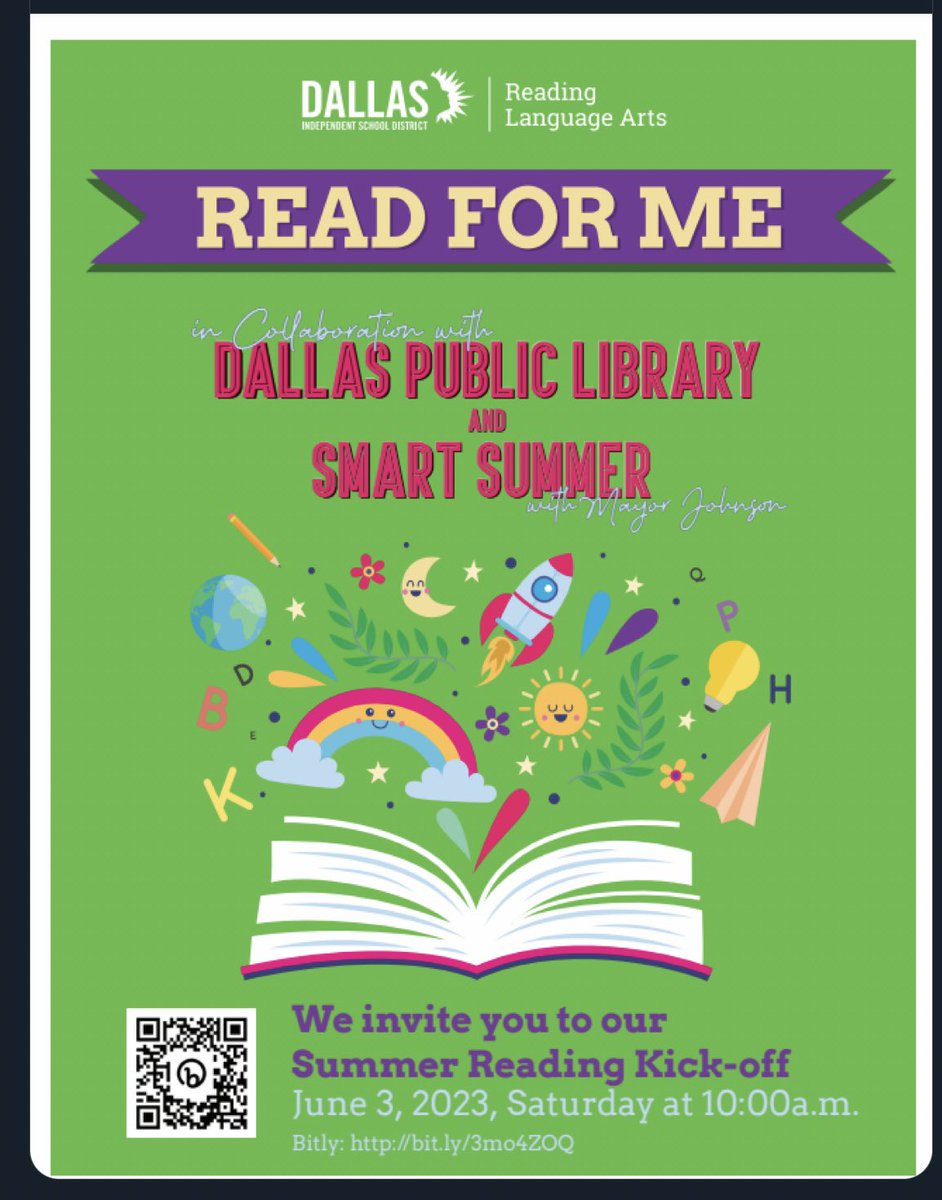 randle_vw's tweet photo. Stop by your local Dallas library for books to read for the summer!! Kick off to the Mayors SMART read program! #readforme @DrElenaSHill @randle_vw @ICanReadDallas @DISDlibraries_ https://t.co/twzlgTbdSC