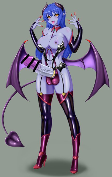 ふた〇り青肌サキュバスちゃん!
エッな娘はでかい 