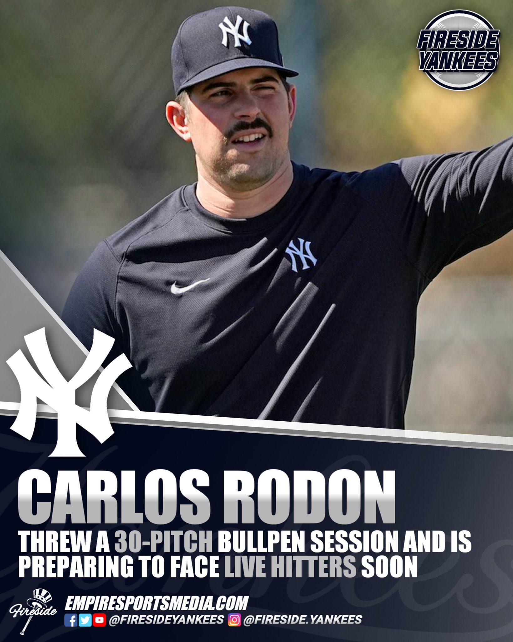 Calso Rodon Fireside Yankees on Twitter: