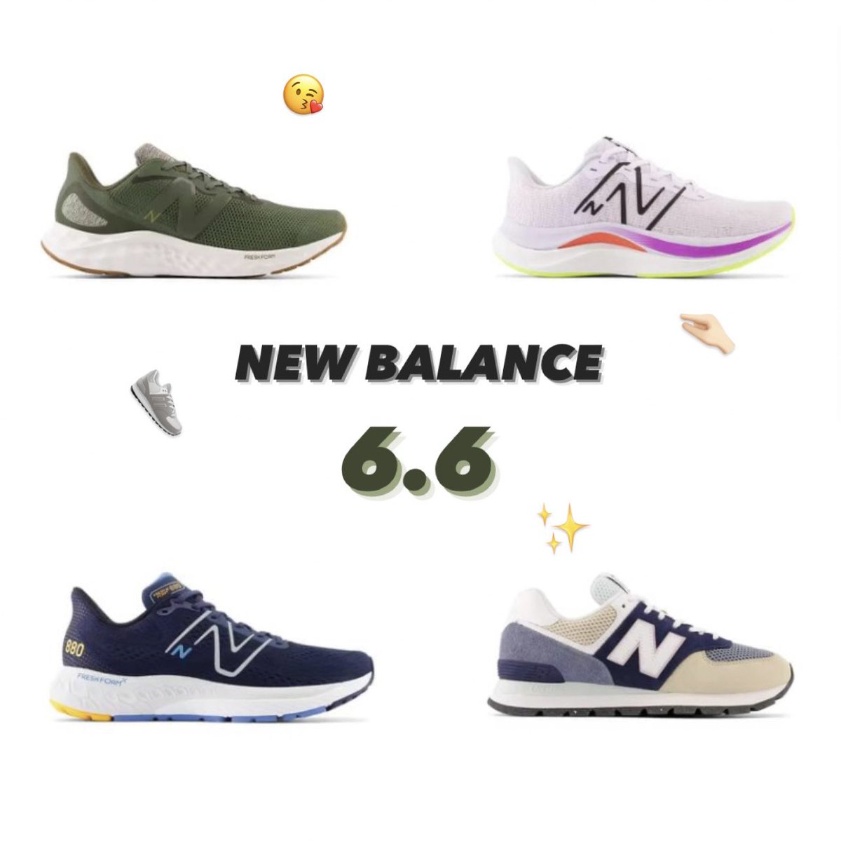 seoum0628's tweet photo. รวมโปร New Balance ช่วง 6.6 🤍
คือลดโหดมากกกก กดรอเลยคุ้มกว่าซื้อที่ร้านแน่ ๆ ✨ เลือกมาให้แล้วรุ่นที่ลดเป็นพันงับ 🫶🏻 👇🏻 https://t.co/KyXLYiKUiq