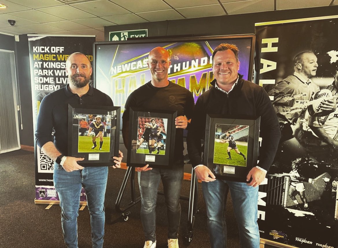 A year ago I was proudly inducted into the <a href="/ThunderRugby/">Newcastle Thunder</a> Hall of Fame. 

Yesterday it was great to see 3 of my former teammates be inducted too! 

Congratulations <a href="/neilthorman/">Neil Thorman</a> <a href="/chris_robert82/">Chris Parker</a> &amp; Stephen Rutherford!