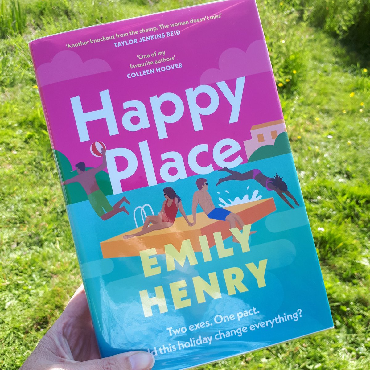 In my happy place reading #HappyPlace by #EmilyHenry