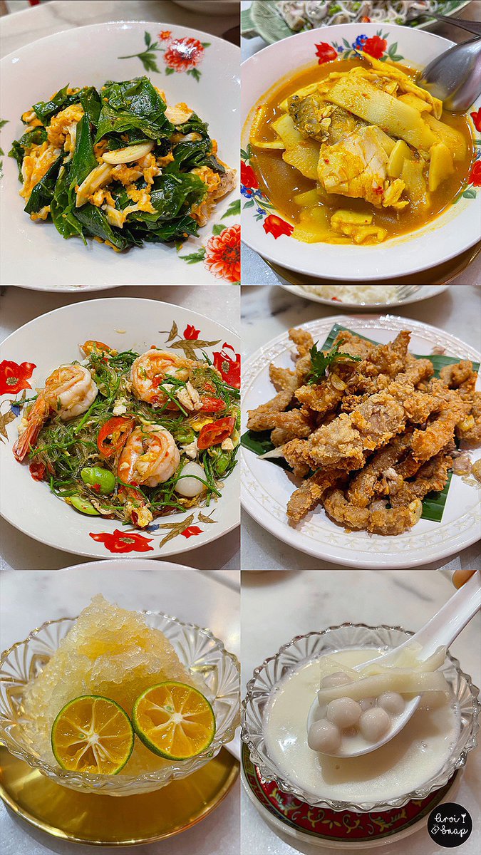 ค้นพบร้านอาหารใต้ร้านโปรดอีกหนึ่งร้านค่ะ ‘ร้านสะใภ้ใต้’ รสจัดจ้าน อร่อย ราคาไม่แรง ที่สั่งมาอร่อยทุกอย่าง ที่ชอบมากจะเป็นผัดสามเหม็นกุ้งสด แกงเหลืองหน่อไม้ปลากระพง 🍧ของหวานบัวลอยเผือกดีมาก นุ่มนิ่ม หอมเผือก มะปี๊ดน้ำผึ้งก็อร่อย เปรี้ยวหอมน้ำผึ้ง สาวกอาหารใต้อยากให้ลองค่ะ <a href="/aroii/">@aroii บอกต่อ</a>