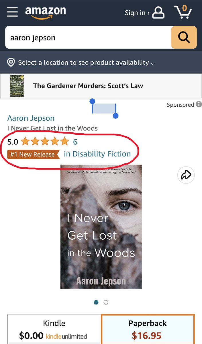 Excited to see this banner this morning, but I wish the genre was called something more empowering.  Hopefully, we can start celebrating ability not disability.  I'll really get excited if I break into the top 100 new releases for "fiction" without the disability label.