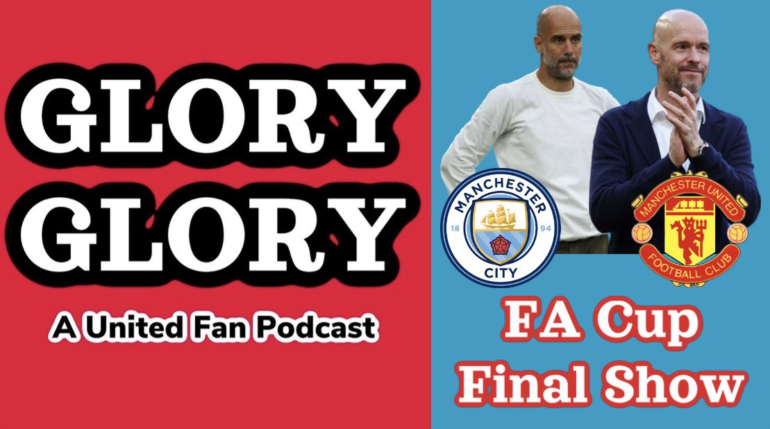 🚨🚨 Guest host Rich and regular co-host Brush are LIVE at 6pm today to review the first all Manchester #FACupFinal @ #Wembley 🔴🔵 ⏰ youtube.com/live/xUboq4ASS… 🎙️ anchor.fm/ggpc @richamponsah @BRUSHY87 #MUFC #MCFC #ManchesterDerby #EmiratesFACup #BrunoFernandes