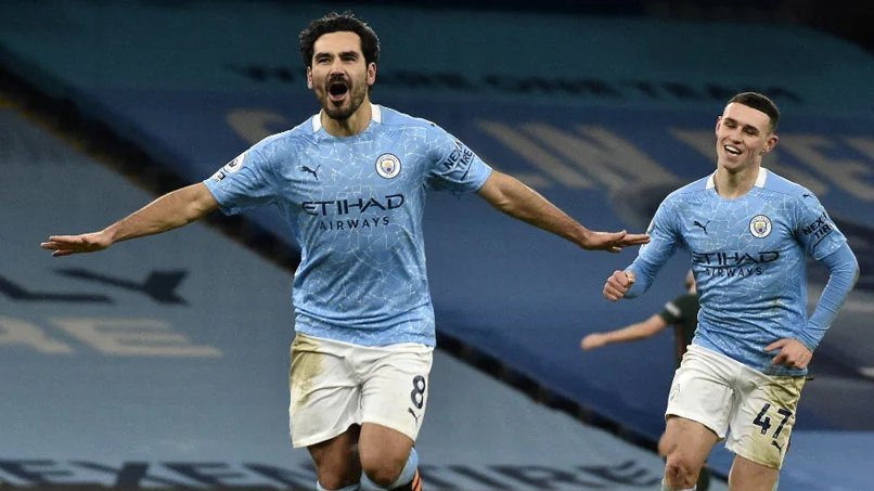 umirf1's tweet photo. Don't think people understand the gravity of what Gundogan's done for City honestly. Statue legacy. So many of the club's biggest and most historic moments paired with seasons of serious consistency.

Captain's brace in a 2-1 win against United in the FA Cup final is the stuff of legends. For so many Manchester City fans usurping and dominating Manchester United was/is the dream.

• Comeback on his back against Villa to win the league on the last day. 
• Seasons on his back scoring through 2021. 
• Showed up in the run-in this season — the braces against Leeds and Everton in two different positions.
• Starting 6 in the 15 game win streak to beat Liverpool to the league by a point 18/19. 

6, double pivot, 8, scoring — defensively, build-up, scorer. Has it all. History book player. One of the best midfielders I've seen.