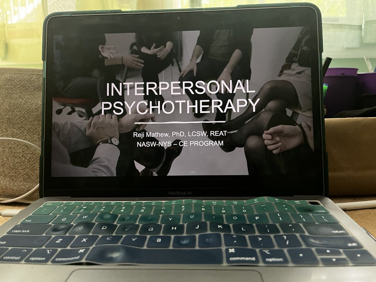 Thank you to my colleague, Nelle Moorehouse, LMSW, Program Coordinator of NASW- NYS for the invitation to present today on IPT. Such a meaningful model to discuss in these challenging times. #artheals,#expressiveartstherapy