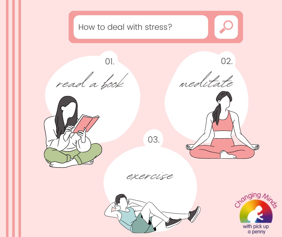 CMpickupapenny's tweet photo. 🙇🏻 10 STRESS BUSTERS...
1. Be active
2. Take control
3. Connect with people
4. Have some ‘me time’
5. Challenge yourself
6. Avoid unhealthy habits
7. Help other people
8. Work smarter, not harder
9. Try to be positive
10. Accept things you can’t change 
#mentalhealth #wellbeing https://t.co/aGKsZRU2fP