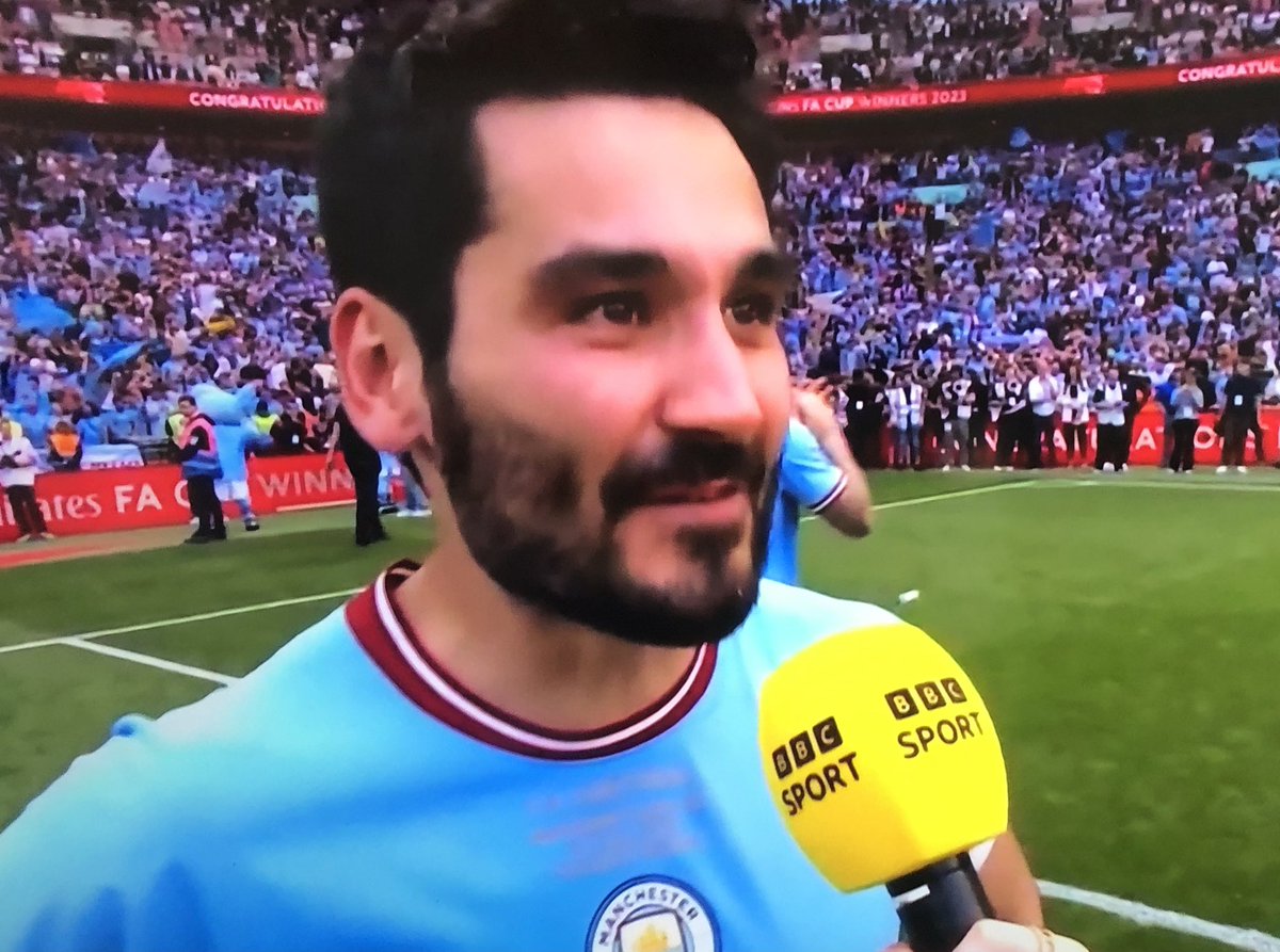 adgul's tweet photo. Respect! A new day! A new record! A legend! 👏👏👏👏👏 #FACup #FACupFinal #ilkaygundogan #gundogan #mancity https://t.co/J9QDpGZZP3