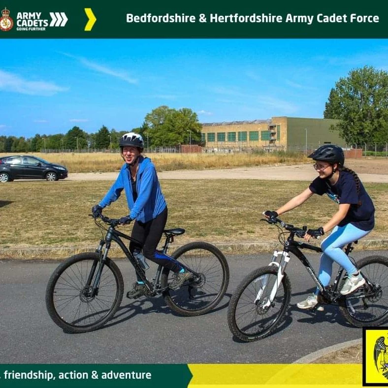 Today is World Bicycle Day, and here are some pictures of our Cadets and Adult Volunteers out on mountain bikes, just one of many activities Bedfordshire &amp; Hertfordshire Army Cadet Force has to offer both young people and its volunteers. 
#bhacf #armycadetsuk #BicycleDay