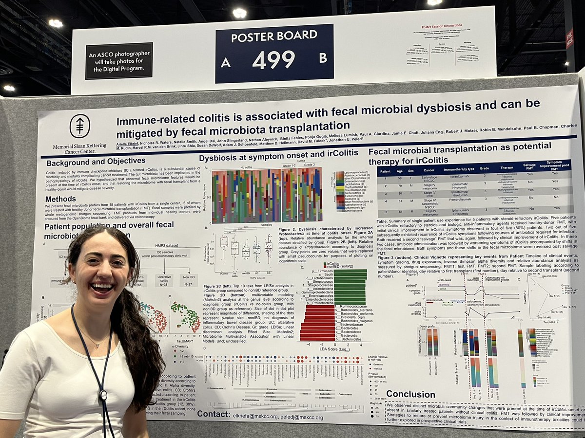 Learning about the microbiome and value of FMT from @ArielleElkrief formerly <a href="/MSKCancerCenter/">Memorial Sloan Kettering Cancer Center</a> and now new faculty, UDMontreal. Looking forward to working with you <a href="/CDNCancerTrials/">CCTG</a>