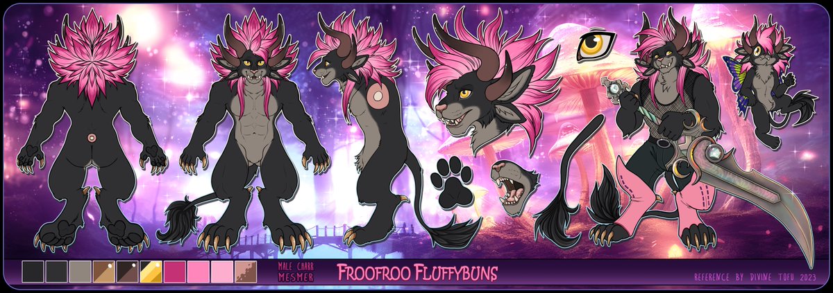 Divine_Tofu's tweet photo. I love making ref sheets :) https://t.co/kNlf5FHR3B