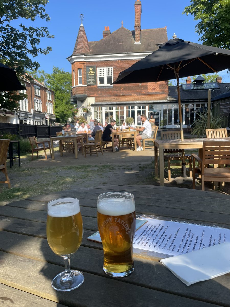 The <a href="/CAMRAbromley/">Bromley CAMRA</a> festival team have moved on to The Crown Sundridge Park 🍻