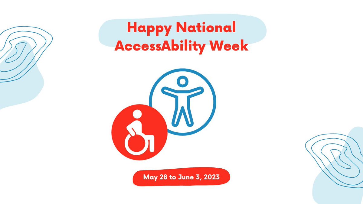 Happy National AccessAbility Week! This is a week to recognize the valuable contributions and leadership of individuals with disabilities.

#takeapaincheck #NAAW2023  #AccessibleCanada #advocacy #awareness #nationalaccessibilityweek #SpreadAwareness #TogetherWeCan
