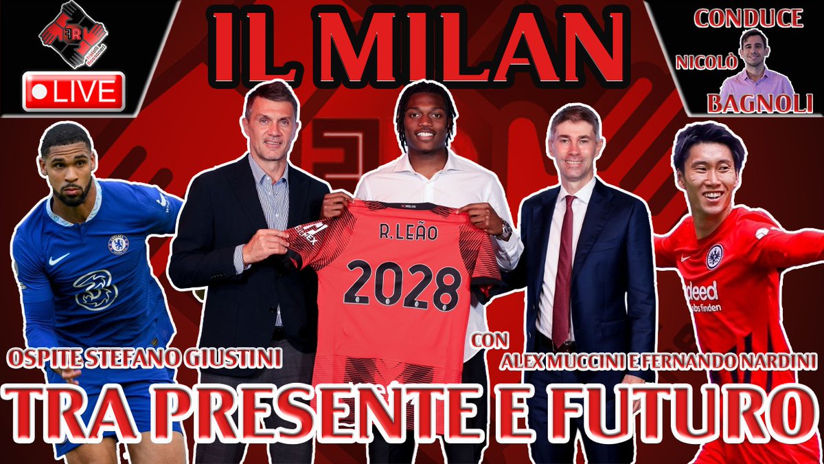 FratelliRosson's tweet photo. 'Ale e Will #Podcast'
#30 Quale futuro?
🎧Spotify:https://t.co/duouBm9T2K
🎧Anchor:https://t.co/rmEEYIMZ8t
📺YouTube:https://t.co/Lq60svGv0s
#FRLive
Il #Milan del Presente e del Futuro
Ospite @AloBrasil1974
📺YouTube:https://t.co/KWXT6XvTuc
📺Twitch:https://t.co/w05jIWzWAm https://t.co/Qmy7MvunzG