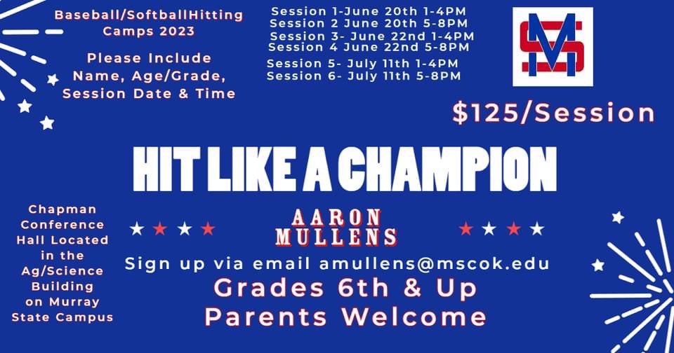 ‼️ The Dates Have Been Set ‼️
Hitting Camps