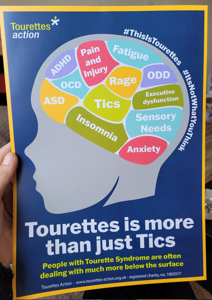 Happy Tourettes Awareness month babes. Here's a poster from @tourettesaction 💖 #thisistourettes #itsnotwhatyouthink